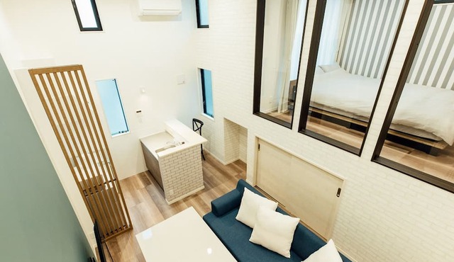 No205Near Kumamoto Station Large sofa Maisonette type with kitchen for 1 to 4 people/Kumamoto Kumamoto