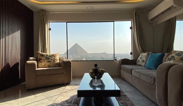 Khufu's Heaven Pyramids View